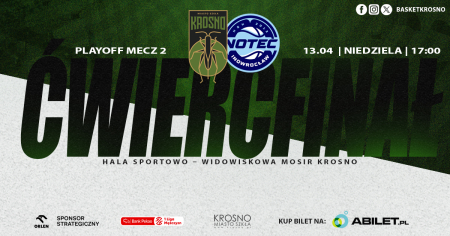 Ćwierćfinał Playoff: Miasto Szkła Krosno - game 2