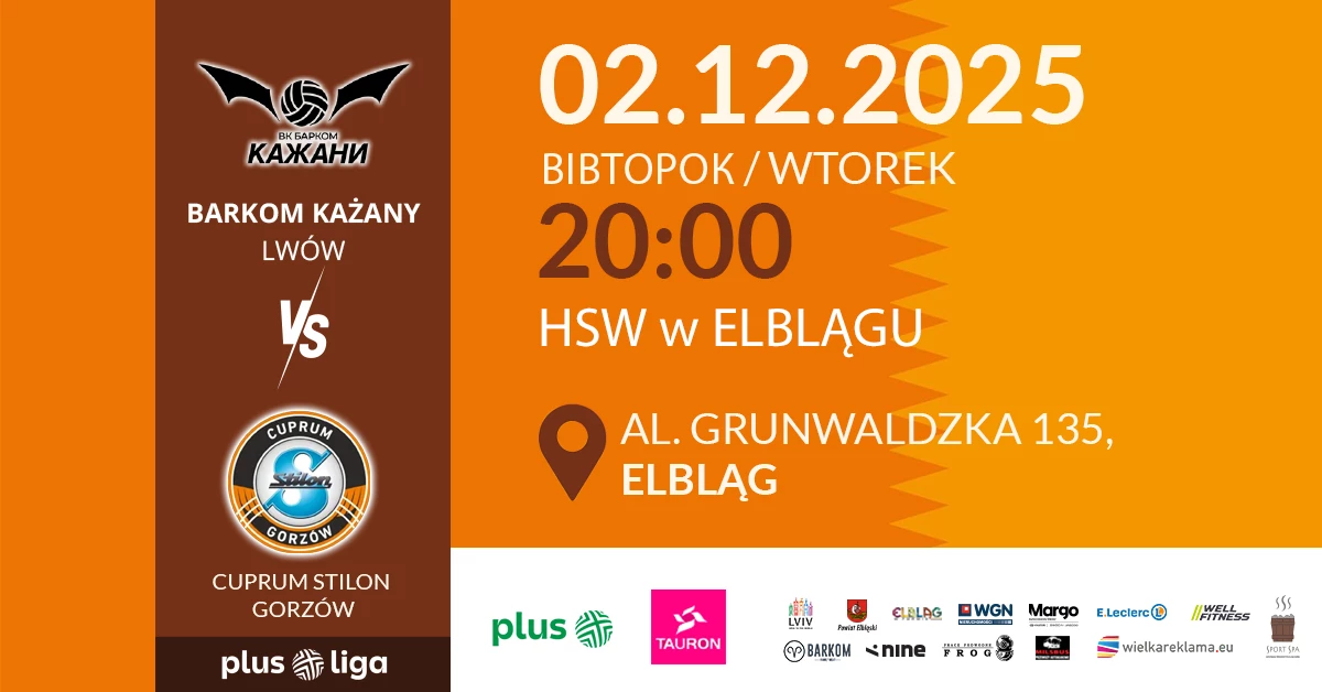 Barkom Każany Lwów vs Cuprum Stilon Gorzów